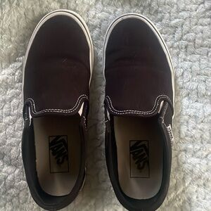 Women’s black vans size 7